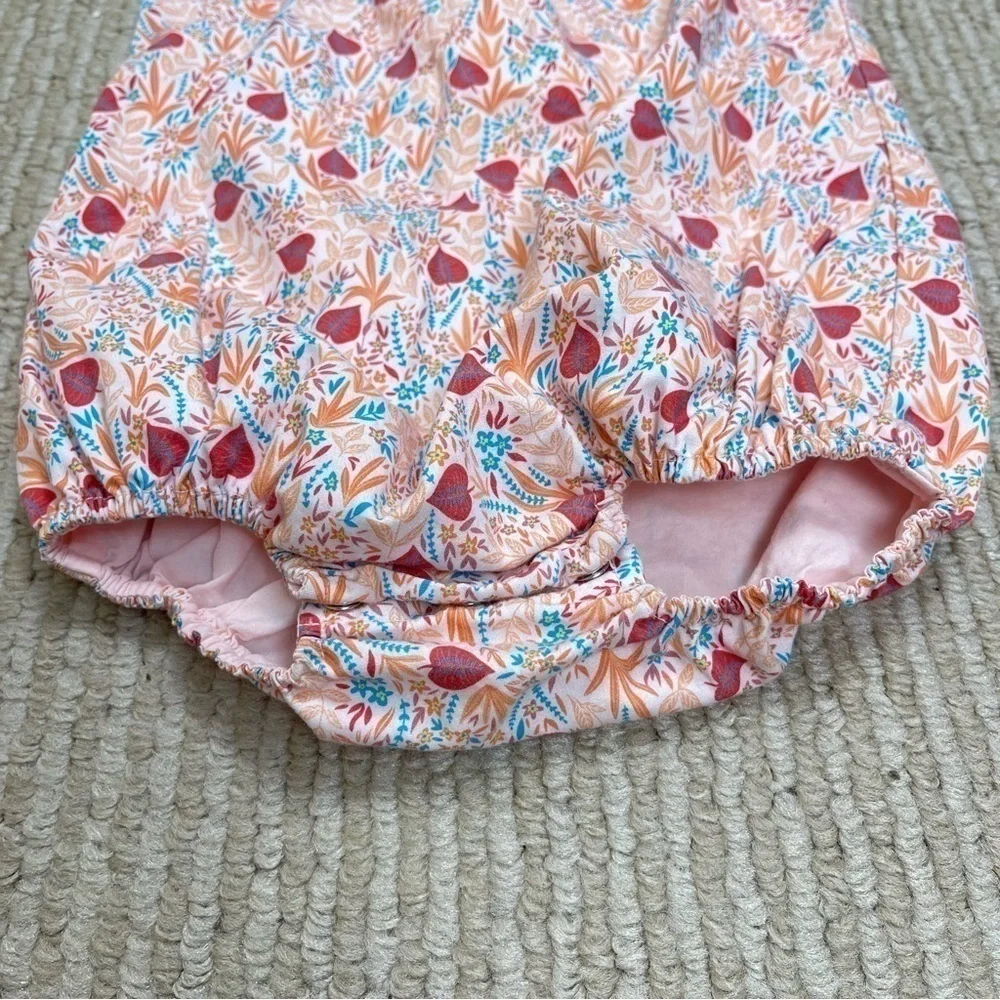 Jim Thompson Sleeveless Floral Print One Piece Size 6-12 Months Baby